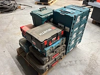 Wurgt-makita-gesipa partij lege machine opbergkoffers - afbeelding 2 van  3