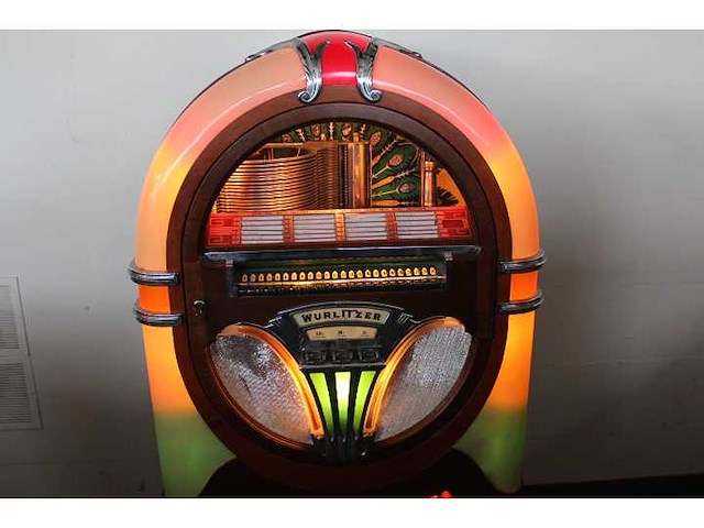 Wurlitzer - vinyl - 750 - jukebox - afbeelding 1 van  8
