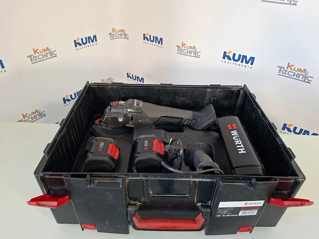 Würth - würth aws draadloze haakse slijper 18-125 p compact – 18v - afbeelding 1 van  5