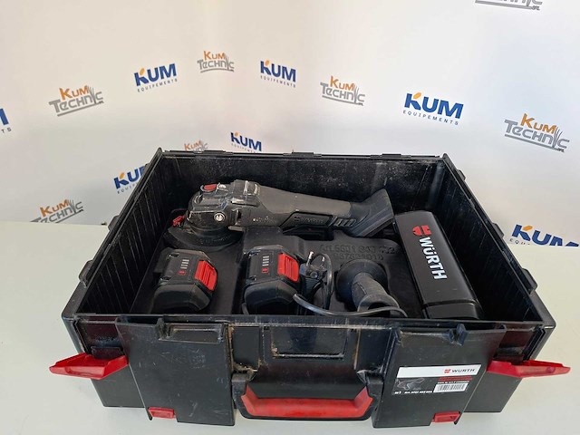 Würth - würth aws draadloze haakse slijper 18-125 p compact – 18v - afbeelding 1 van  1
