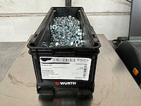 Würth 10.14 kg zeskantmoer m10 in stapelbare bak - afbeelding 1 van  3
