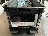 Würth 10.35kg lage bolkopschroef met flens m8x30 in stapelbare bak - afbeelding 2 van  6