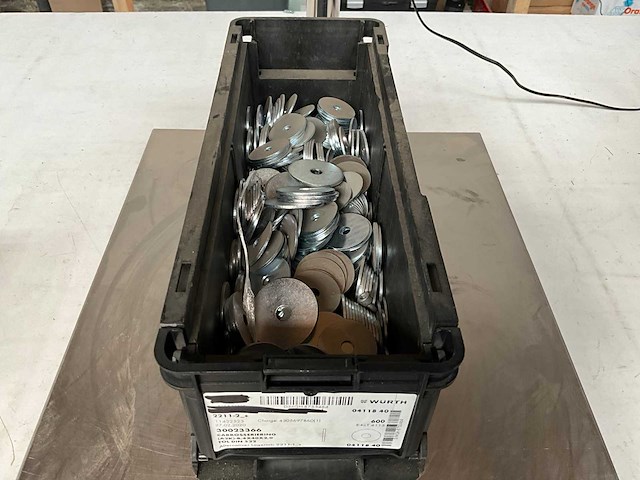 Würth 10.46kg carrosseriering 8,4 x 40 x 2.0 in stapelbare bak - afbeelding 4 van  4