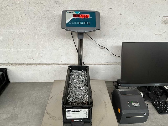 Würth 10.77 kg veerring d 10,2 in stapelbare bak - afbeelding 2 van  5