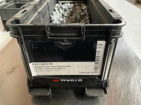 Würth 10.83kg flensbout met vertanding m8x12 in stapelbare bak - afbeelding 2 van  6