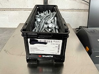 Würth 10.91 kg zeskant tapbout m10x80 in stapelbare bak - afbeelding 1 van  5