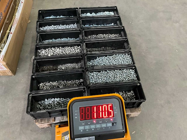 Würth 110.5 kg assorti diverse bevestigingsmaterialen in stapelbare bak - afbeelding 8 van  15