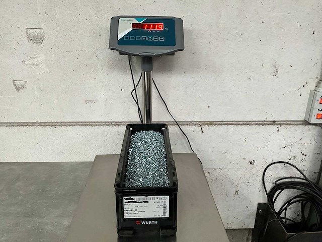 Würth 11.19 kg verzonken plaatschroef 3,5 x 19 in stapelbare bak - afbeelding 2 van  5