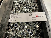 Würth 11.33kg zelfborgmoer m8 in stapelbare bak - afbeelding 2 van  6