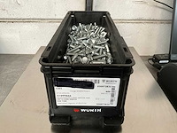 Würth 11.67 kg draadvormende schroef zeskantkop met flens m8x35 in stapelbare bak - afbeelding 1 van  5