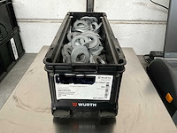 Würth 11.77 kg vlakke sluitring d27 in stapelbare bak - afbeelding 1 van  5