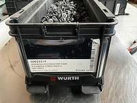 Würth 11.95kg lage bolkopschroef met flens m6x16 in stapelbare bak - afbeelding 2 van  6