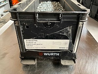 Würth 12.01kg schroef m4 x 10 in stapelbare bak - afbeelding 2 van  6