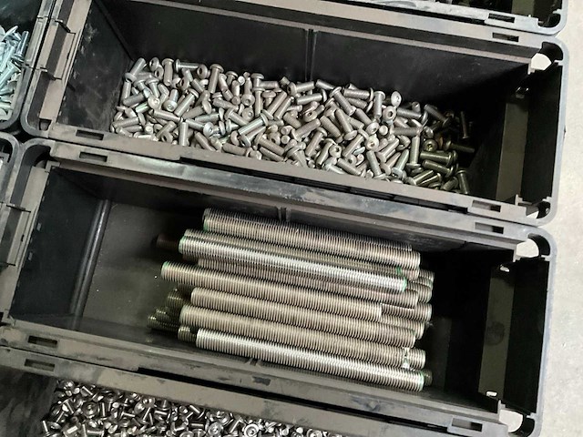 Würth 125 kg assorti schroeven & draadeinde in stapelbare bak - afbeelding 12 van  13