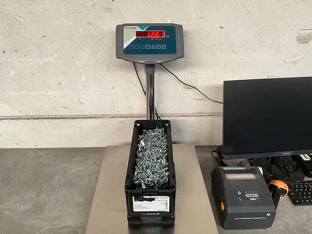 Würth 12.61 kg hamerkopschroef m6x25 in stapelbare bak - afbeelding 2 van  6