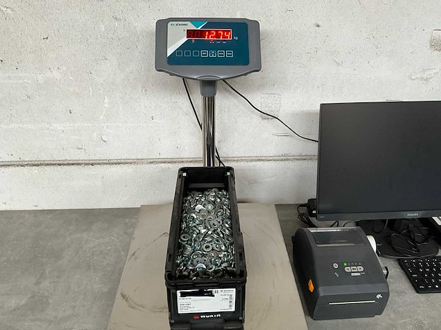 Würth 12.74 kg sluitring ak2 10 in stapelbare bak - afbeelding 2 van  5