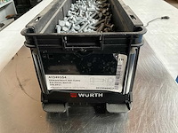 Würth 12.80kg zeskantbout met flens m6x20 in stapelbare bak - afbeelding 2 van  6