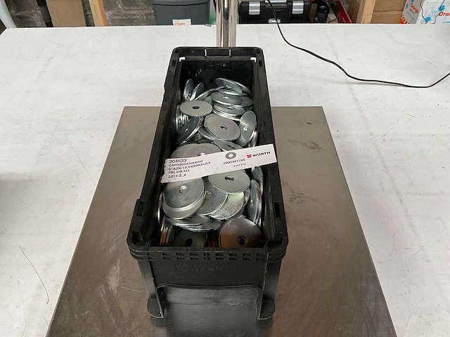 Würth 12.97kg carrosseriering 10,5x50x3 in stapelbare bak - afbeelding 2 van  5