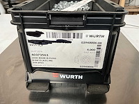 Würth 13.19kg zeskantmoer met flens m6 in stapelbare bak - afbeelding 4 van  6