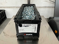 Würth 13.64 kg zeskantmoer m10 in stapelbare bak - afbeelding 1 van  5