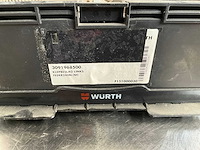Würth 13.71kg klepbeslag links in stapelbare bak - afbeelding 2 van  6