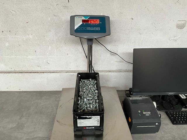 Würth 14.08 kg bzk bout m10x20 in stapelbare bak - afbeelding 1 van  3