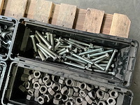 Würth 147 kg assorti diverse bevestigingsmaterialen in stapelbare bak - afbeelding 10 van  13