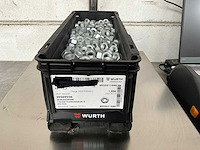Würth 15.90 kg zeskantmoer m12 in stapelbare bak - afbeelding 1 van  3