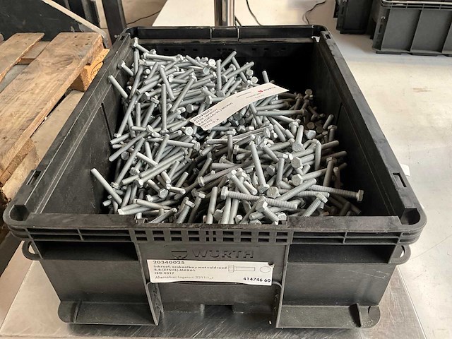 Würth 16.44 kg zeskanttapbout m6x60 in stapelbare bak - afbeelding 6 van  6