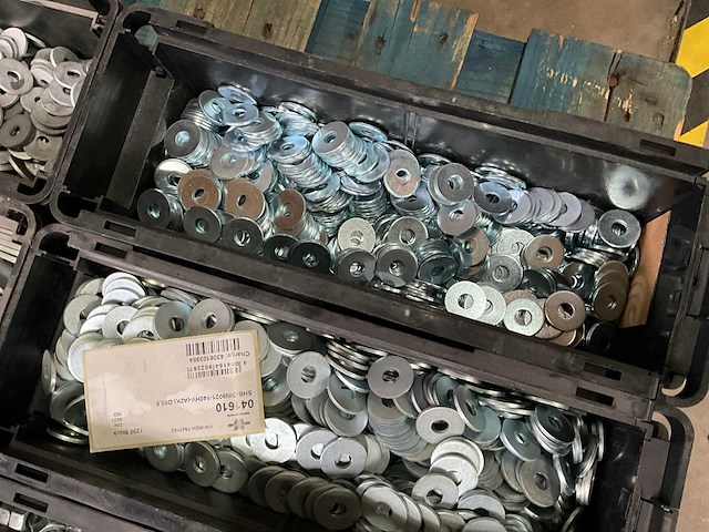 Würth 172.5 kg assorti moeren en ringen in stapelbare bak - afbeelding 10 van  13
