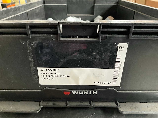 Würth 17.78kg zeskantbout m20x90 in stapelbare bak - afbeelding 2 van  6