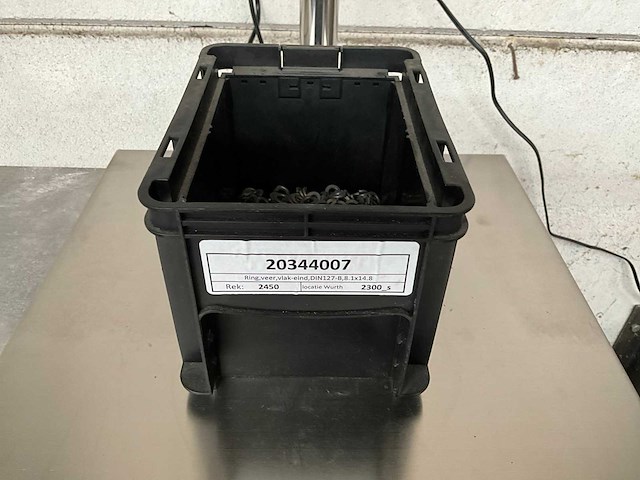 Würth 1.97 kg ring, veer vlak eind in stapelbare bak - afbeelding 1 van  5