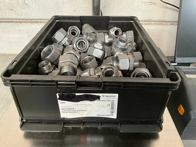Würth 20.86 kg busonderdeel in stapelbare bak - afbeelding 1 van  6