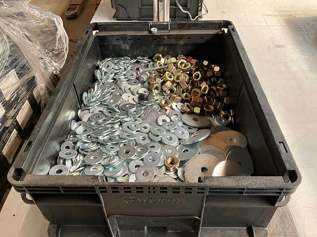 Würth 21.53kg assorti bevestigingsmateriaal in stapelbare bak - afbeelding 3 van  7