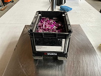 Würth 2.15kg vlakstekkerzekering paars 3a in stapelbare bak - afbeelding 1 van  6