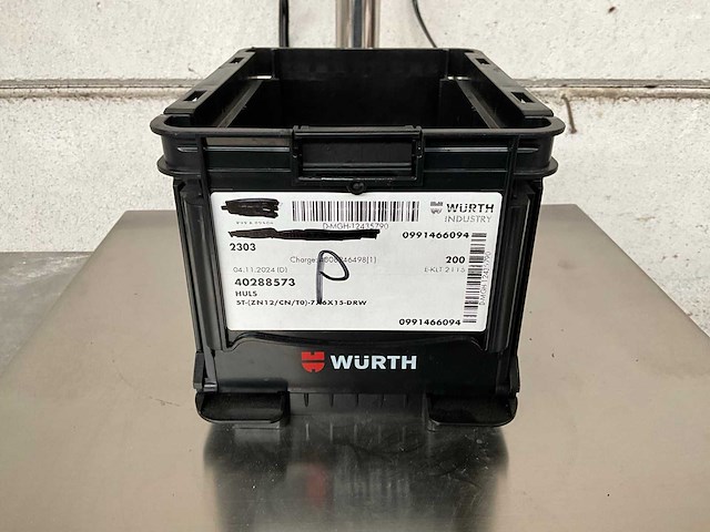 Würth 2.18 kg huls in stapelbare bak - afbeelding 1 van  5