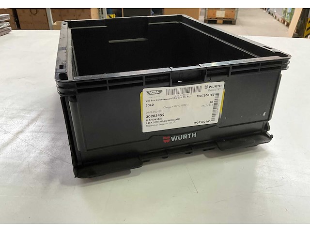 Würth 24.17kg zeskantbout met fijne draad m16 x 1,5 x 80 in stapelbare bak - afbeelding 5 van  6