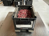 Würth 2.44kg vlakstekkerhuls rood 2,8x0,5mm in stapelbare bak - afbeelding 1 van  6
