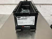 Würth 2.73 kg spaanplaatschroef verzonken kop 4 x 50 in stapelbare bak - afbeelding 1 van  5