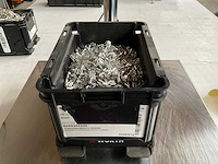 Würth 2.78kg vlakstekkerhuls 6,3x0,8 in stapelbare bak - afbeelding 1 van  6