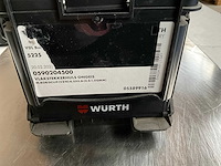 Würth 2.78kg vlakstekkerhuls 6,3x0,8 in stapelbare bak - afbeelding 2 van  6