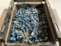 Würth 2,88kg kabelschoen geïsoleerd blauw 6,3x0,8mm in stapelbare bak - afbeelding 3 van  5