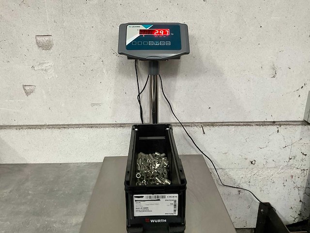 Würth 2.97 kg krimp-kabeloog m8x50,0 in stapelbare bak - afbeelding 2 van  5