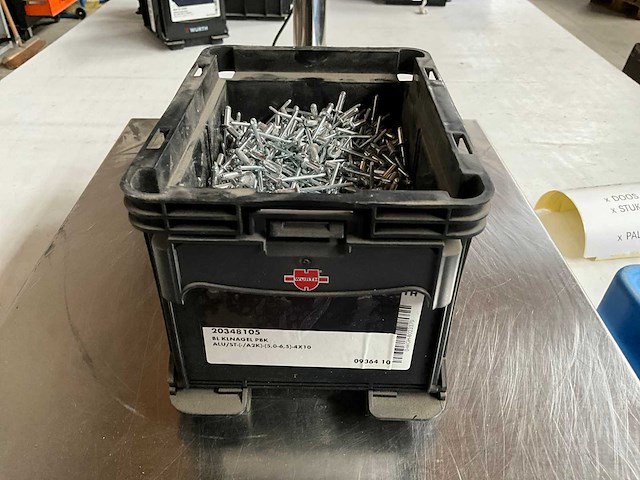 Würth 3.00kg blindklinknagel pbk alu 5,0-6,5/4x10 in stapelbare bak - afbeelding 5 van  6