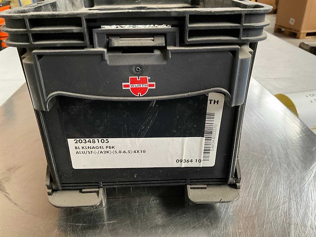 Würth 3.00kg blindklinknagel pbk alu 5,0-6,5/4x10 in stapelbare bak - afbeelding 1 van  4