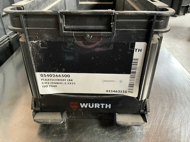 Würth 3.74kg plaatschroef lbk 3,5 x 25 in stapelbare bak - afbeelding 5 van  6
