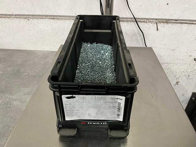 Würth 3.76 kg schroef verzonken kop in stapelbare bak - afbeelding 1 van  6