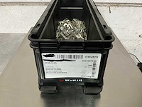 Würth 4.24 kg krimp-kabeloog m8x25 in stapelbare bak - afbeelding 1 van  5