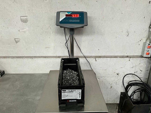 Würth 4.33 kg bolverzonken plaatschroef 4,2 x 25 in stapelbare bak rvs - afbeelding 2 van  5