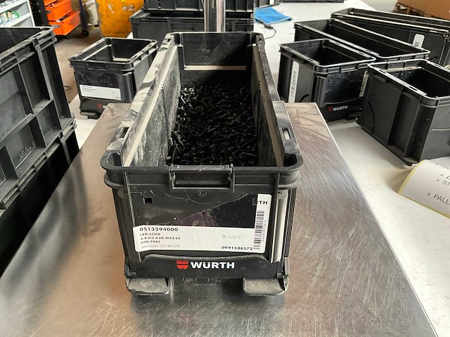 Würth 4.53kg lbk schroef m4 x 20 in stapelbare bak - afbeelding 3 van  6